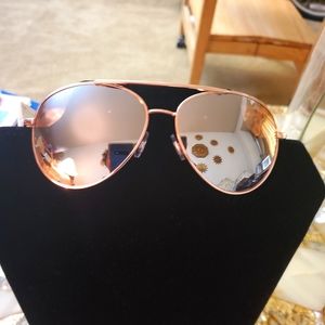 Lauren Conrad Shiny & Sleek Rose Gold Sunglasses